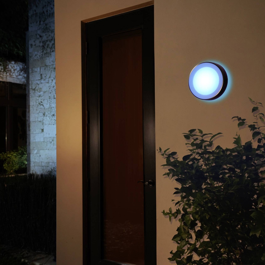 Philips - LED RGBW Iluminação de parede exterior com regulação Hue DAYLO LED/15W/230V 2000-6500K IP44