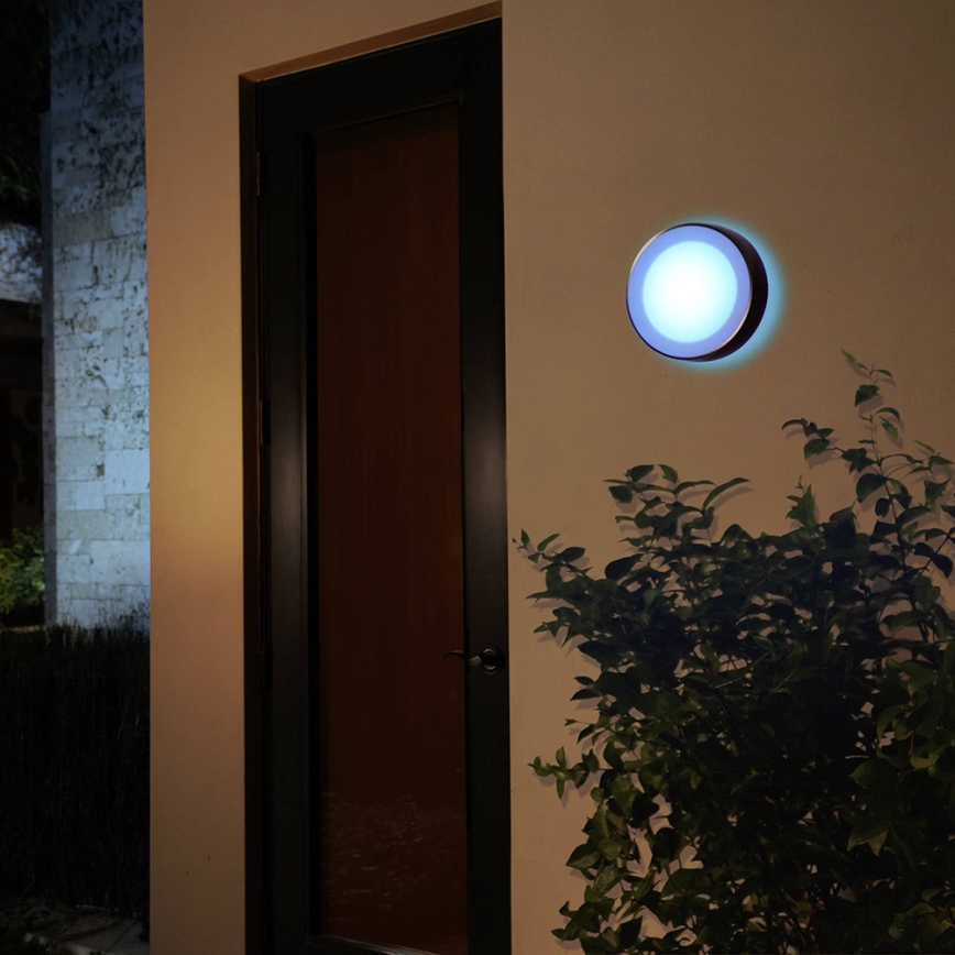 LED RGBW Iluminação de parede exterior com regulação Hue DAYLO LED/15W/230V 2000-6500K IP44