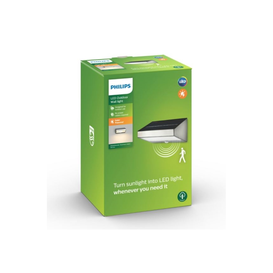 Philips 17811/47/16 - Iluminação solar LED com sensor MYGARDEN GREENHOUSE LED/15W IP44