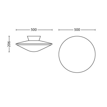 Philips - Iluminação de teto com regulação Hue PHOENIX 3xLED/5W/9W/17W