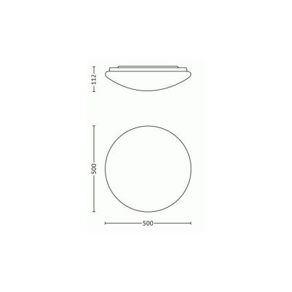 Philips - Iluminação de teto LED LED/36W/230V