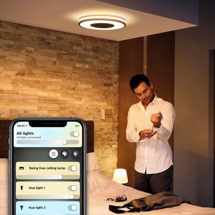 Philips - Iluminação LED com regulação Hue BEING LED/27W/230V + CR
