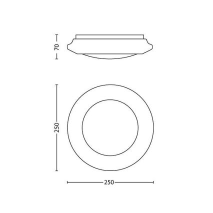 Philips - Iluminação de teto LED LED/6W/230V 4000K