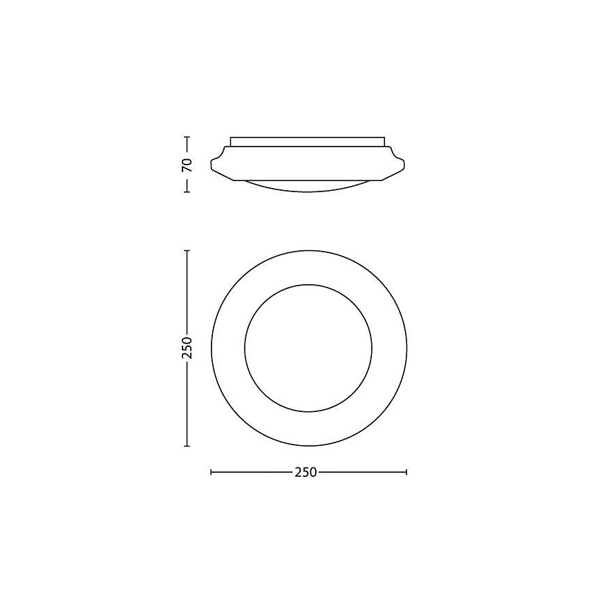 Philips - Iluminação de teto LED LED/6W/230V 4000K