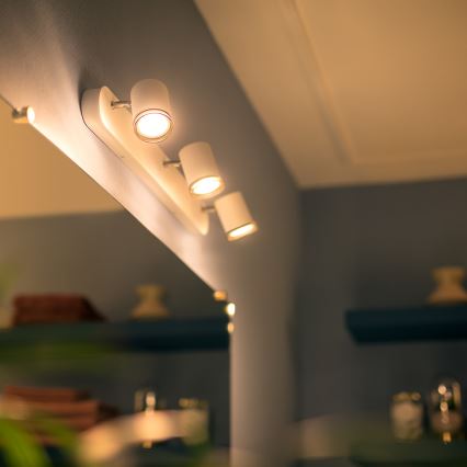 Philips - Iluminação de casa de banho LED com regulação Hue ADORE 3xGU10/5,5W IP44