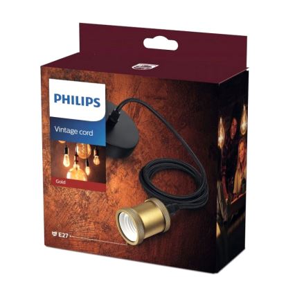 Philips - Cabo de carregamento 1xE27/40W/230V