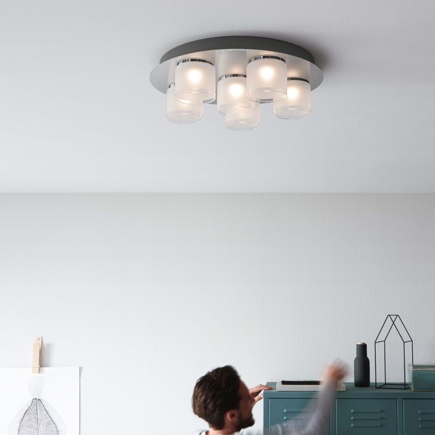 Philips 36446/11/P1 - Iluminação de teto LED com regulação INSTYLE BYZANTIN 6xLED/5W/230V