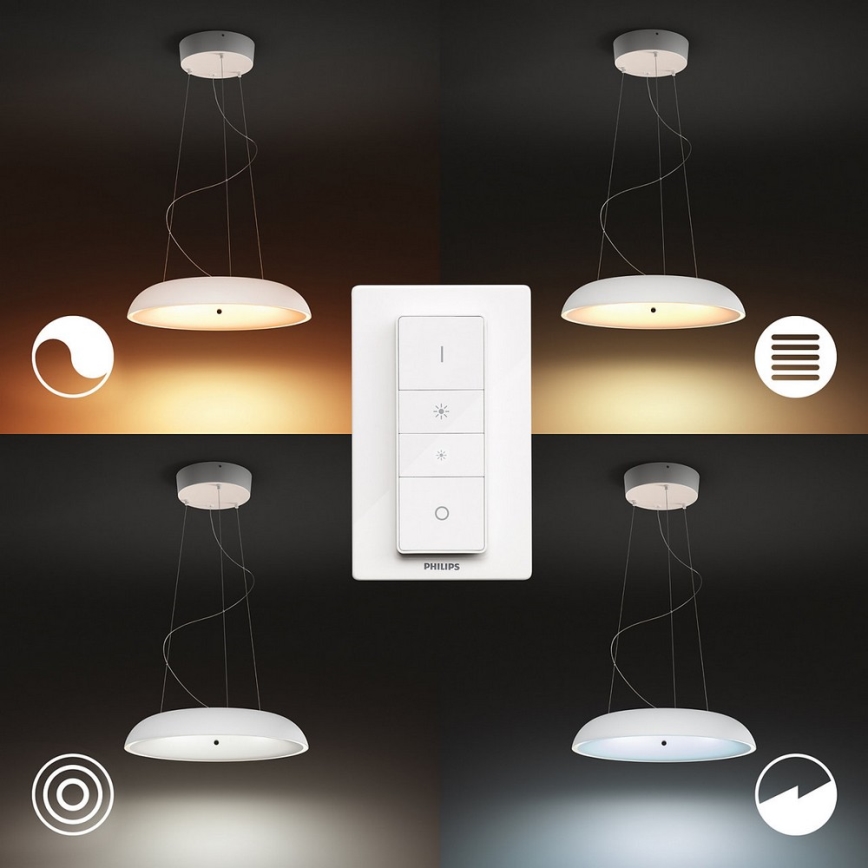 Philips - Candelabro suspenso LED com regulação Hue AMAZE LED/39W/230V + CR