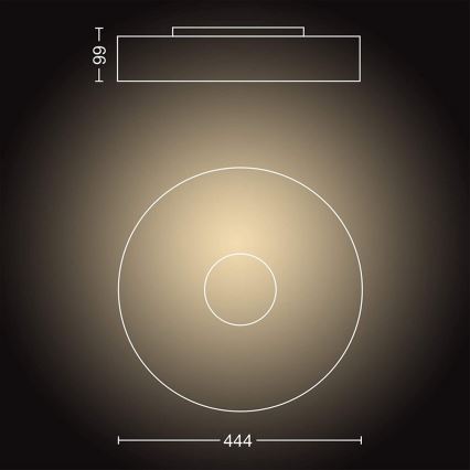 Philips - Iluminação LED com regulação Hue FAIR LED/33,5W/230V + controlo remoto