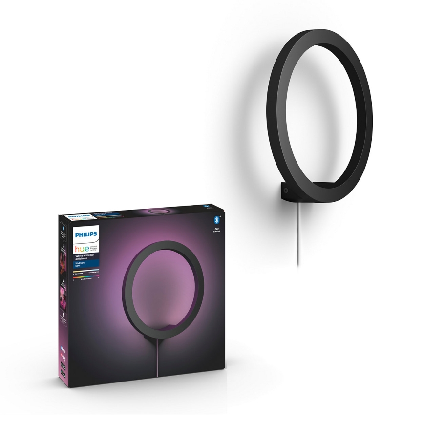 Philips - LED RGBW Iluminação de parede com regulação Hue SANA White e Color Ambiance LED/20W/230V