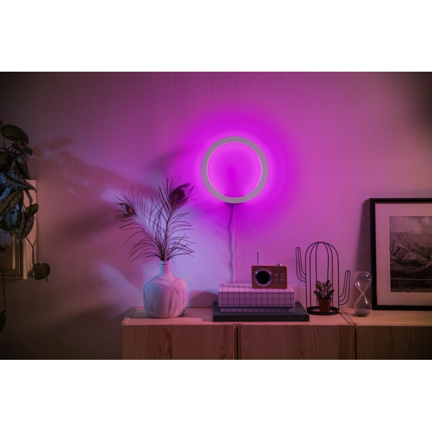Philips - LED RGBW Iluminação de parede com regulação Hue SANA White e Color Ambiance LED/20W/230V
