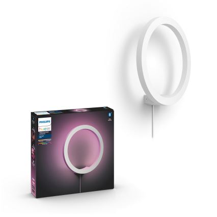Philips - LED RGBW Iluminação de parede com regulação Hue SANA White e Color Ambiance LED/20W/230V
