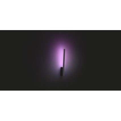 Philips - LED RGBW Iluminação de parede com regulação Hue LIANE White And Color Ambiance 1xLED/12W/230V