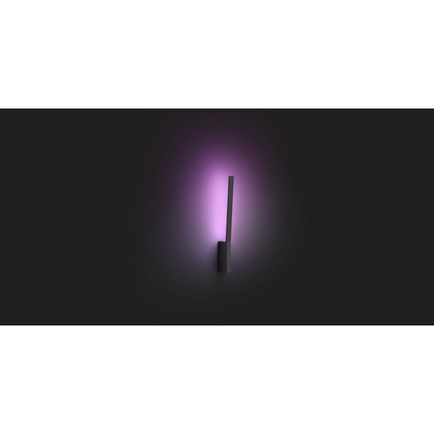 Philips - LED RGBW Iluminação de parede com regulação Hue LIANE White And Color Ambiance 1xLED/12W/230V
