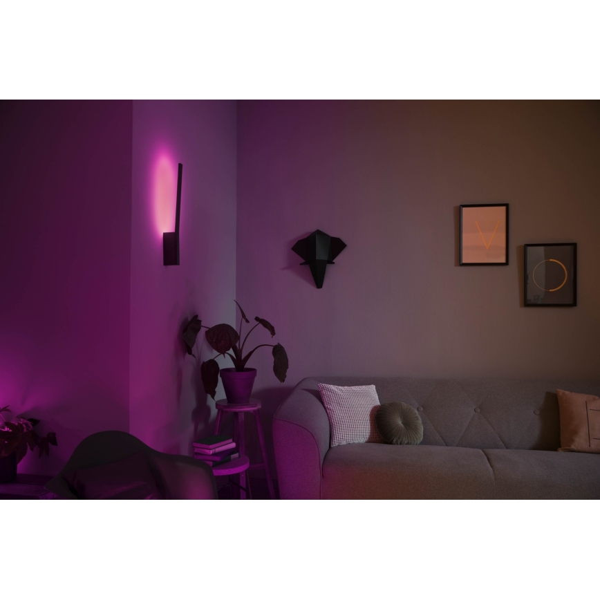 Philips - LED RGBW Iluminação de parede com regulação Hue LIANE White And Color Ambiance 1xLED/12W/230V