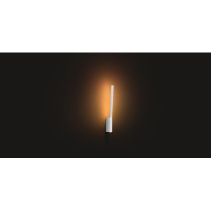 Philips - LED RGBW Iluminação de parede com regulação Hue LIANE White And Color Ambiance 1xLED/12W/230V
