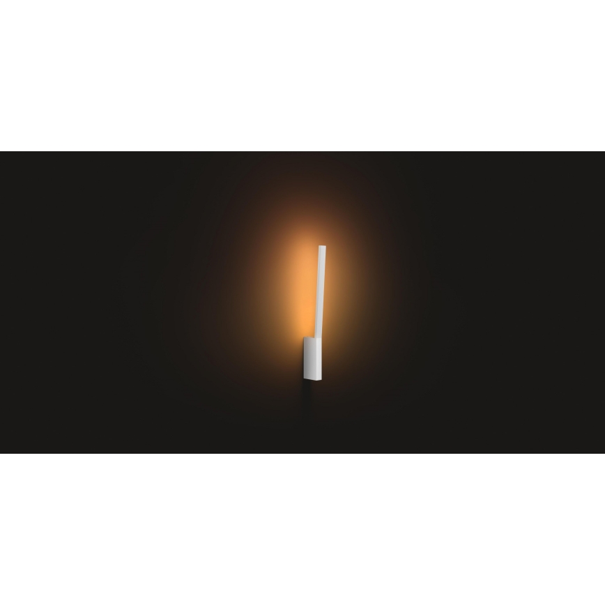 Philips - LED RGBW Iluminação de parede com regulação Hue LIANE White And Color Ambiance 1xLED/12W/230V