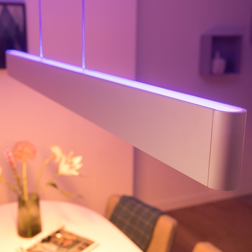 Philips - LED RGBW Candelabro suspenso com regulação Hue ENSIS White And Color Ambiance 2xLED/39W/230V