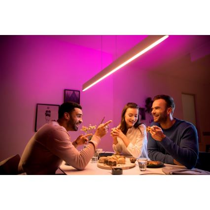 Philips - LED RGBW Candelabro suspenso com regulação Hue ENSIS White And Color Ambiance 2xLED/39W/230V