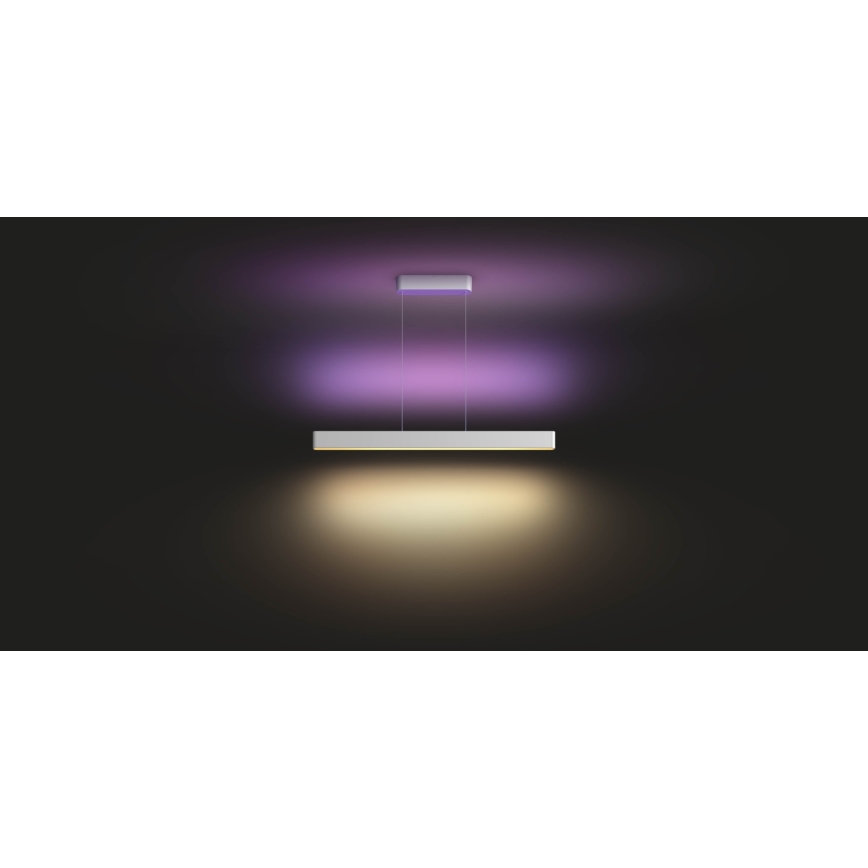 Philips - LED RGBW Candelabro suspenso com regulação Hue ENSIS White And Color Ambiance 2xLED/39W/230V