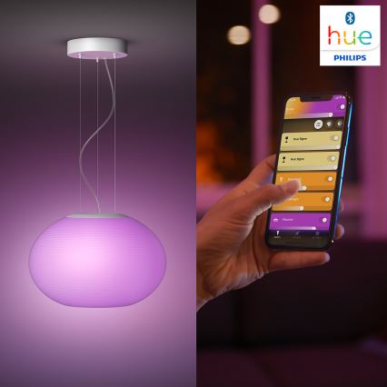 Philips - LED RGBW Candelabro suspenso com regulação Hue FLOURISH LED/39W/230V