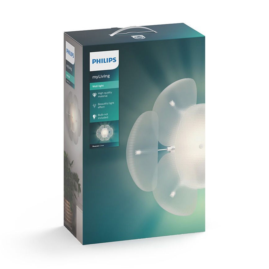 Philips - Candeeiro de parede 1xE27/60W/230V