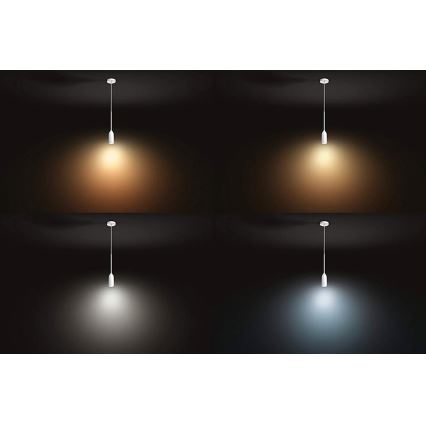 Philips - Candelabro suspenso LED com regulação Hue DEVOTE 1xE27/9,5W/230V