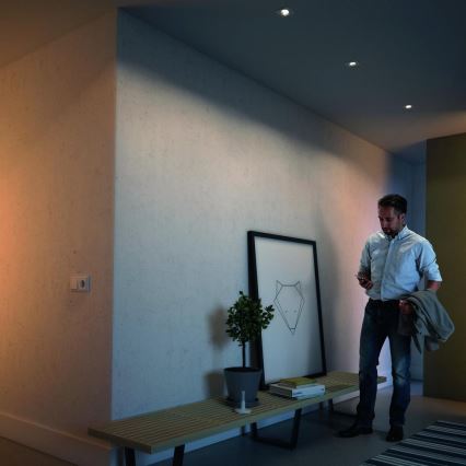 Philips 50123/31/P0 - CONJUNTO 3x Foco de encastrar com regulação LED MYLIVING CASEMENT LED/4,5W/230V