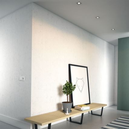 Philips 50123/87/P0 - CONJUNTO 3x Iluminação embutida LED com regulação CASEMENT LED/4,5W/230V