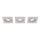 Philips 50193/87/PN - CONJUNTO 3x Luz embutida ENNEPER 1xGU10/5,5W/230V