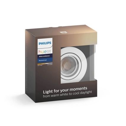 Philips - Iluminação LED com regulação Hue MILLISKIN 1xGU10/5,5W/230V