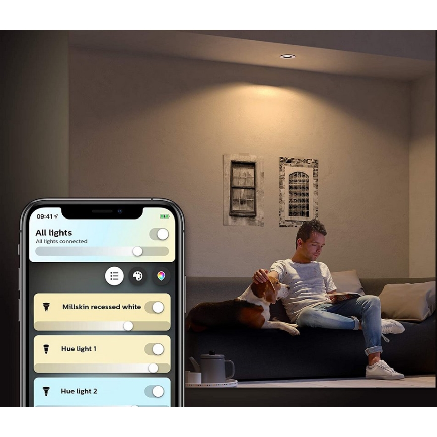 Philips - Iluminação LED com regulação Hue 1xGU10/5W/230V
