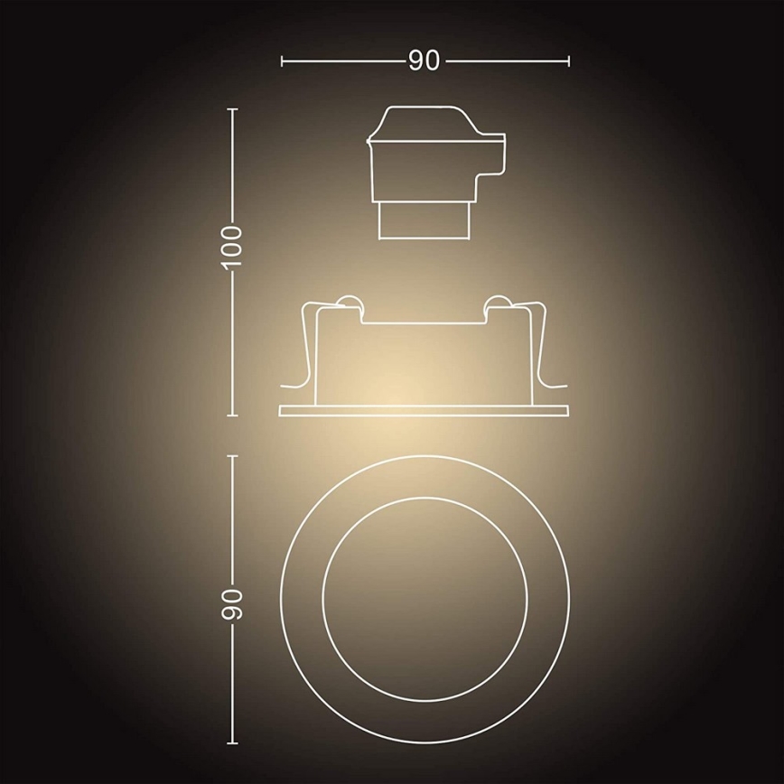 Philips - Iluminação LED com regulação Hue 1xGU10/5W/230V