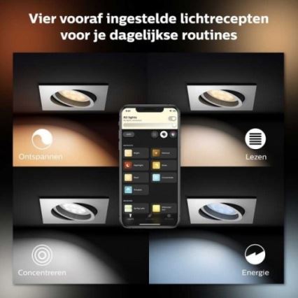 Philips - Iluminação LED com regulação Hue MILLISKIN 1xGU10/5,5W/230V