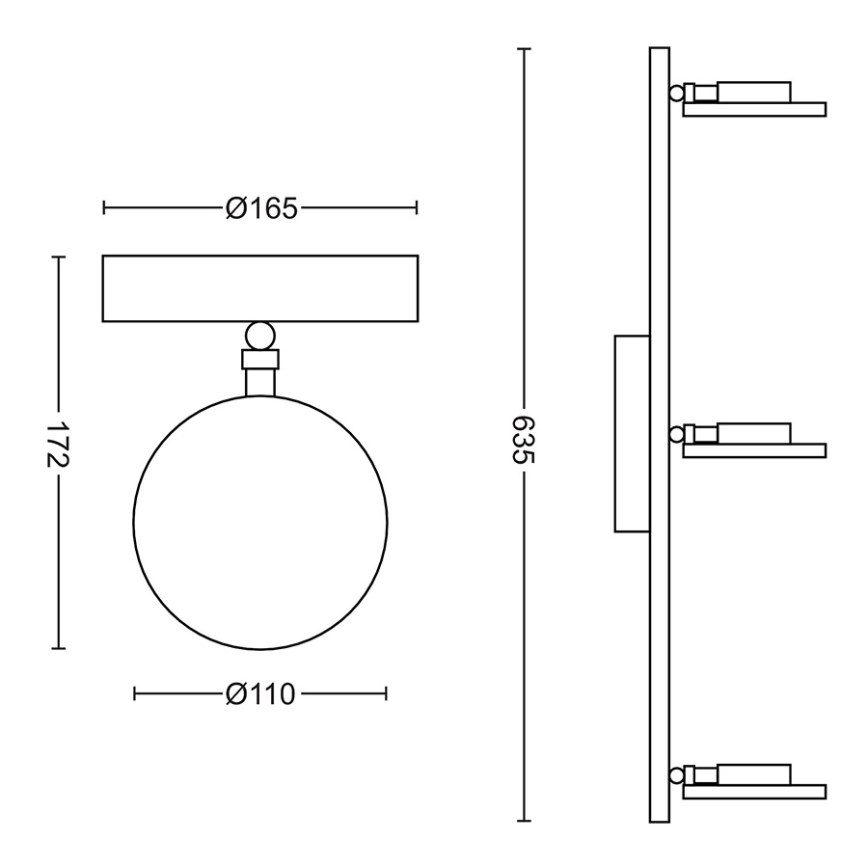 Philips - Foco fosco LED 3xLED/4,5W/230V