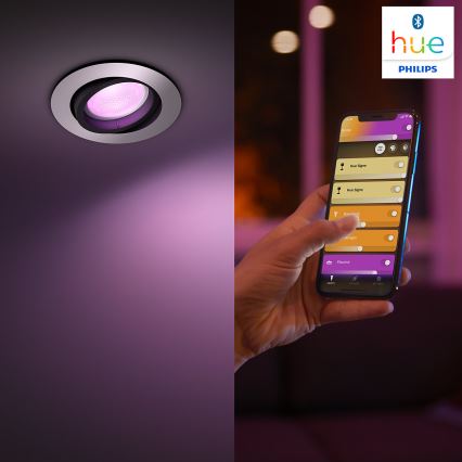 Philips - LED RGBW Foco de encastrar com regulação Hue CENTURA 1xGU10/5,7W/230V
