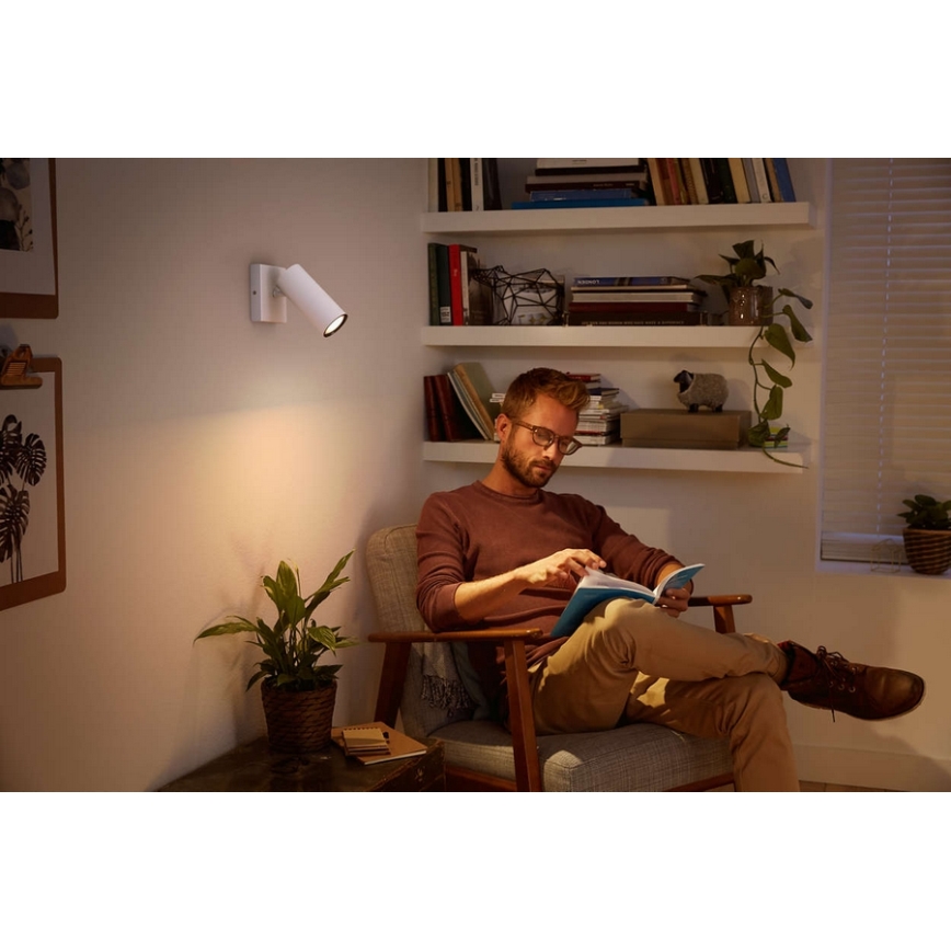 Philips - Foco LED com regulação Hue BURATTO 1xGU10/5,5W