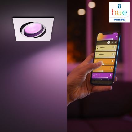 Philips - LED RGB Foco de encastrar com regulação Hue CENTURA 1xGU10/5,7W/230V