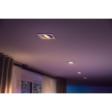 Philips - LED RGB Foco de encastrar com regulação Hue CENTURA 1xGU10/5,7W/230V