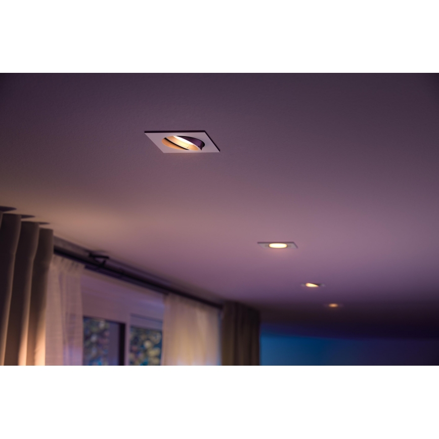 Philips - LED RGB Foco de encastrar com regulação Hue CENTURA 1xGU10/5,7W/230V