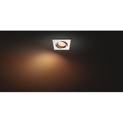 Philips - LED RGB Foco de encastrar com regulação Hue CENTURA 1xGU10/5,7W/230V