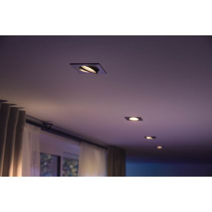 Philips - LED RGB Iluminação embutida Hue CENTURA 1xGU10/5.7W/230V