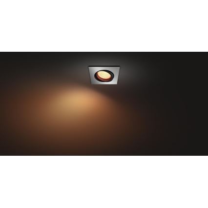 Philips - LED RGB Iluminação embutida Hue CENTURA 1xGU10/5.7W/230V