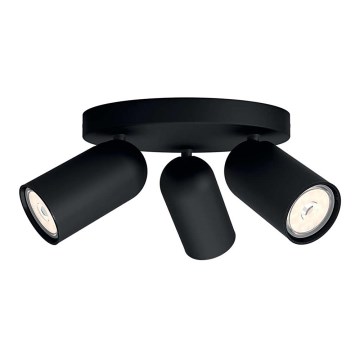 Philips 50583/30/PN - Foco MYLIVING PONGEE 3xGU10/5,5W/230V
