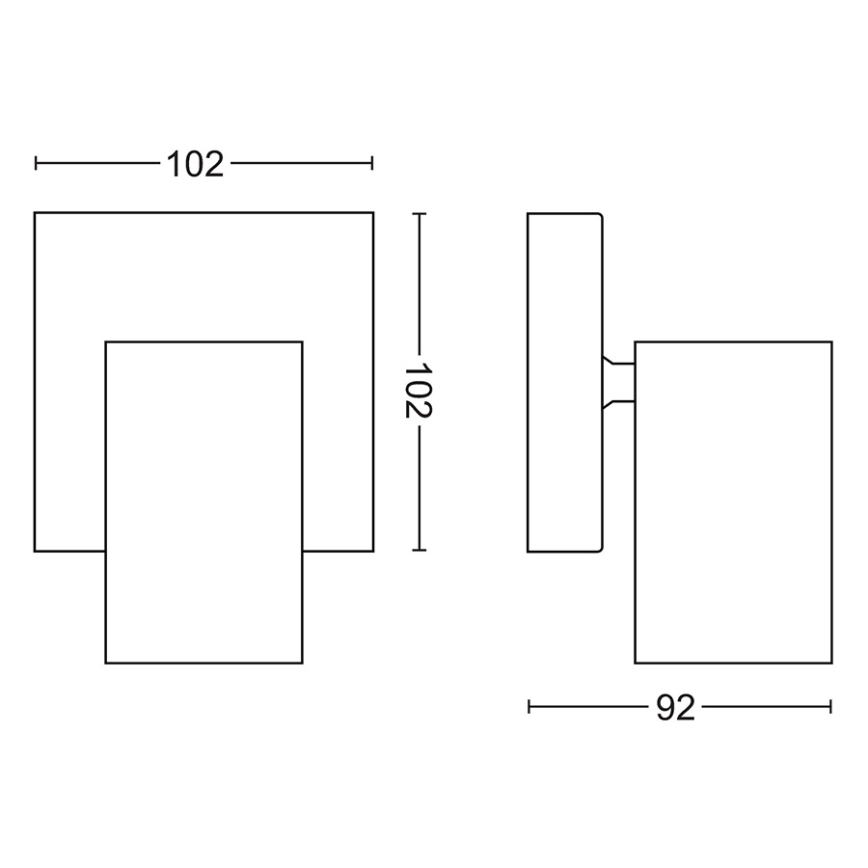 Philips - Foco 1xGU10/5,5W/230V