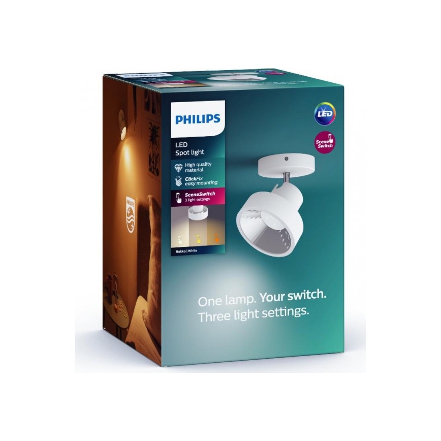 Philips 50601/31/P0 - Foco LED BUKKO LED/4,5W/230V