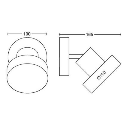 Philips 50601/31/P0 - Foco LED BUKKO LED/4,5W/230V