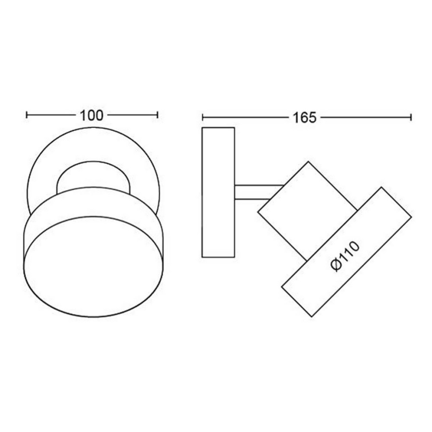 Philips 50601/31/P0 - Foco LED BUKKO LED/4,5W/230V