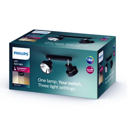 Philips 50602/30/P0 - Foco LED com regulação BUKKO 2xLED/4,5W/230V