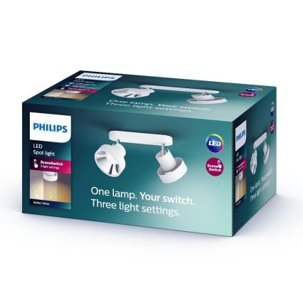 Philips 50602/31/P0 - Foco LED BUKKO 2xLED/4,5W/230V